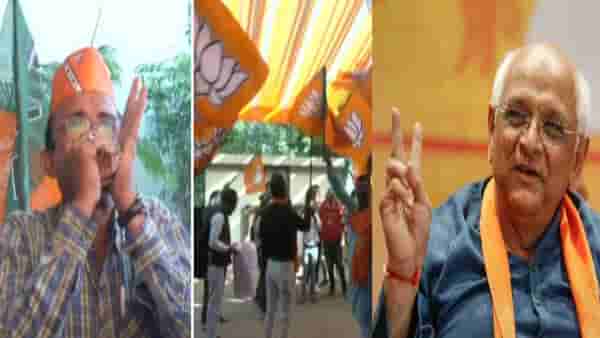 गुजरातचे मुख्यमंत्री कोण होणार? आकडे स्पष्ट, भूपेंद्र पटेल विजयी, भाजपाचा जलसा