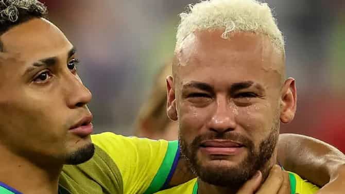 FIFA WC 2022 : उपांत्य फेरीतील पराभव लागला जिव्हारी, ब्राझीलचा फुटबॉल स्टार नेमार याला दुःख अनावर, आंतरराष्ट्रीय फुटबॉलमधून निवृत्तीची करु शकतो घोषणा