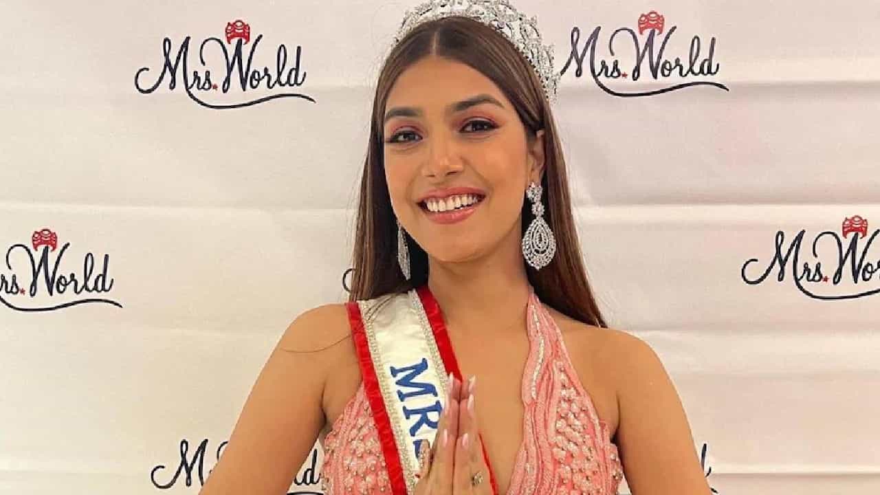 Mrs. World 2022: 21 वर्षांची प्रतीक्षा संपली; भारताच्या सरगम कौशलने जिंकला मिसेस वर्ल्ड 2022चा किताब