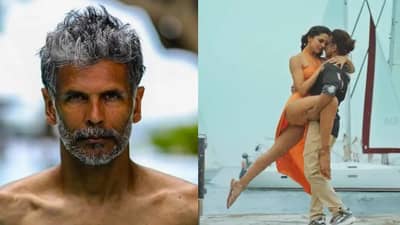 Pathaan: कला की अश्लीलता.., भगव्या बिकिनीवरील वादावरून मिलिंद सोमणला आठवलं त्याचं न्यूड फोटोशूट