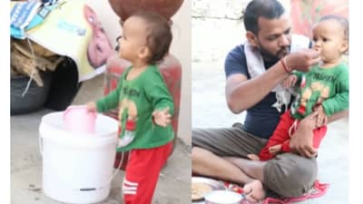 Father Daughter Love: व्हिडीओ पाहून तुम्हाला वाटेल, मुलगीच व्हावी, घरी लक्ष्मी यावी!