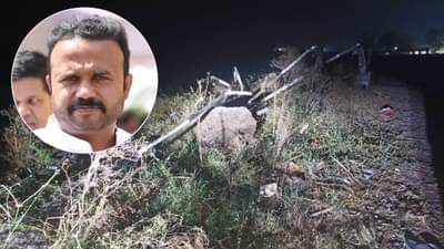 आमदार जयकुमार गोरे अपघातातून थोडक्यात बचावले, कार 30 फूट खोल खड्ड्यात कोसळली; गोरे यांच्यासह चौघांना बारामतीला हलवले