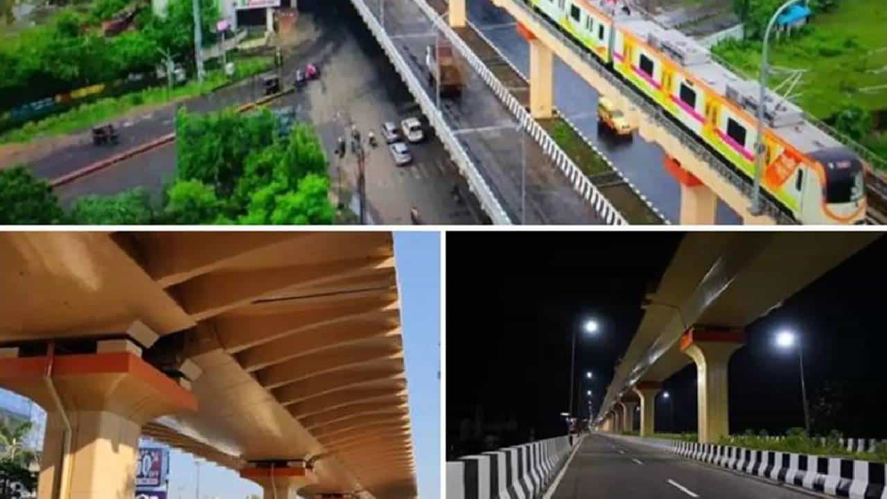 Metro : 8 पदरी महामार्ग, त्यावर उड्डाणपूल, सर्वात वर धावेल मेट्रो, सिनेमात नाही तर या शहरात प्रत्यक्षात दिसेल हे चित्र