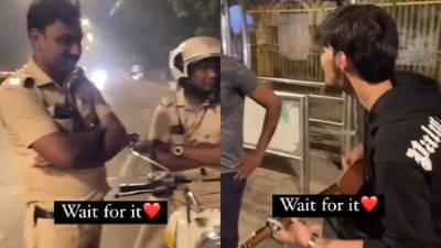 Marine Drive वरचा पोलिसांचा हा व्हिडीओ पाहिलात का?