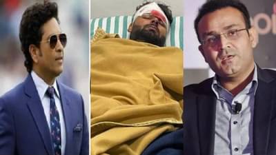 Rishabh Pant Accident : ऋषभ पंतच्या अपघातामुळे सचिन-सेहवागला मजबूत झटका