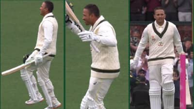 AUS vs SA: Usman Khawaja ने सेंच्युरी मारल्यानंतर मैदानात केला डान्स, पहा VIDEO