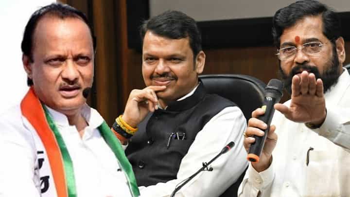 आधी टीका आणि नंतर एकाच मंचावर; मुख्यमंत्री, उपमुख्यमंत्री आणि अजित पवार यांचा हसत मुखत कार्यक्रम आधी टीका आणि नंतर एकाच मंचावर; मुख्यमंत्री, उपमुख्यमंत्री आणि अजित पवार यांचा हसत मुखत कार्यक्रम