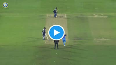 Umran Malik : उमरानची धार, श्रीलंका लाचार, 147 किमी वेगाने असा उडवला स्टंप, व्हीडिओ पाहाच