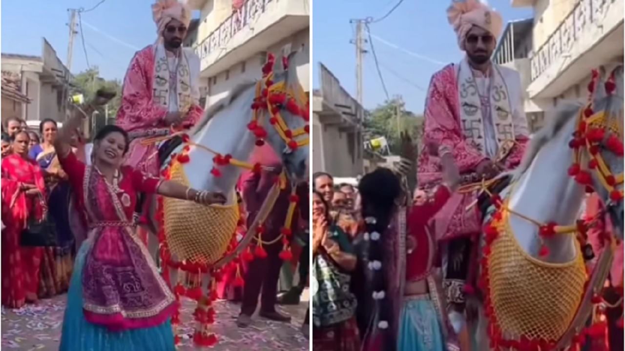 Dance Video: दीराच्या लग्नात वहिनीचा धुमाकूळ, रस्त्यावर पैपाहुणे बघतचं उभे राहिले, पाहा व्हिडीओ