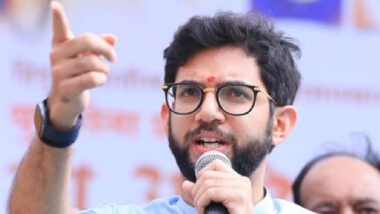 बाळासाहेबांच्या चित्र अनावरणानंतर बुद्धी येऊ दे; आदित्य ठाकरे यांनी शिंदे गटाला सुनावलं