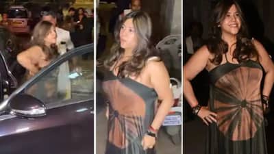 Ekta Kapoor: पत्ता सांग, आम्ही कपडे दान करतो; अनकम्फर्टेबल ड्रेसमुळे एकता कपूर ट्रोल