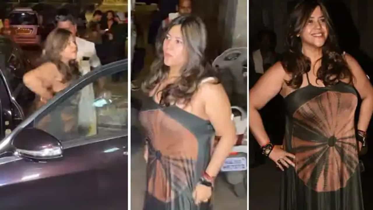 Ekta Kapoor: पत्ता सांग, आम्ही कपडे दान करतो; अनकम्फर्टेबल ड्रेसमुळे एकता कपूर ट्रोल