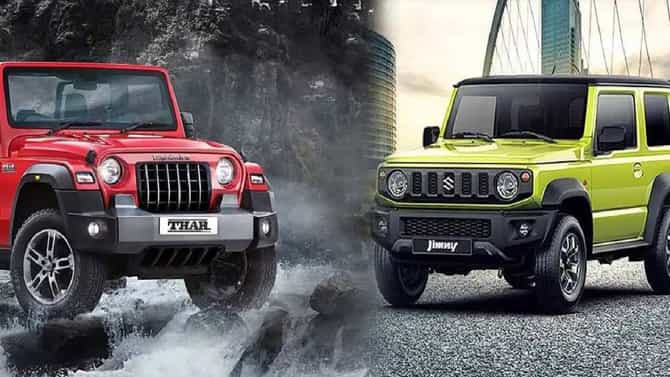 Auto Expo 2023 मारुती जिमनी की महिंद्रा थार? कोणती गाडी आहे सर्वाधीक दमदार, तुमचं काय मत आहे?