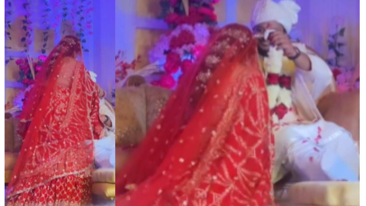 नवरदेवाचा पाय फ्रॅक्चर, वधूने केलं असं काही...मिळतेय सगळ्यांकडून कौतुकाची थाप! नवरदेवाचा पाय फ्रॅक्चर, वधूने केलं असं काही...मिळतेय सगळ्यांकडून कौतुकाची थाप!