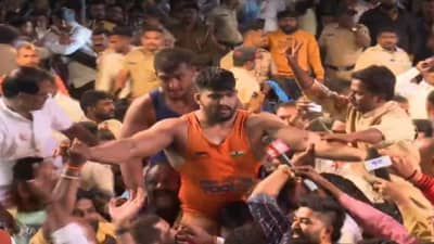 Shivraj Rakshe : 12 वर्षांच्या तपश्चर्येचे फळ, आता ऑलिम्पिकचा आखाडा, महाराष्ट्र केसरी जिंकल्यानंतर शिवराज राक्षे याची पहिली प्रतिक्रिया