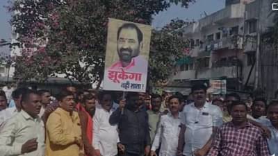 झुकेंगा नही सालाचे बॅनर्स, सूरत रिटर्न आमदार नितीन देशमुखांची कसून चौकशी, अमरावतीत कार्यकर्ते आक्रमक, काय अपडेट्स?