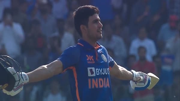 Shubman Gill : शुबमन गिल याचा डबल धमाका, ठोकलं वनडेत द्विशतक