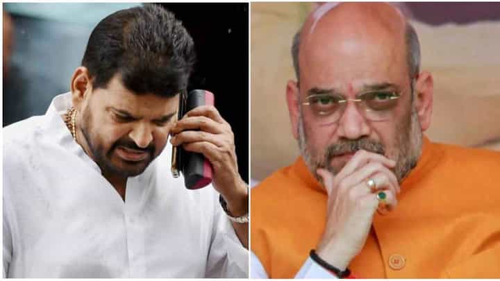 बृजभूषण सिंह यांचा अमित शाह यांना फोन, काय झाली चर्चा? बृजभूषण सिंह यांचा अमित शाह यांना फोन, काय झाली चर्चा?