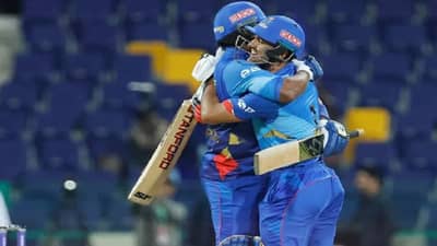 VIDEO - 6,2,4,1,6,6, लास्ट ओव्हरमध्ये बेकार धुतलं, शेवटच्या चेंडूवर Mumbai Indians चा रोमहर्षक विजय