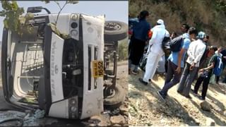 Car Accident : दोन शिकावू डॉक्टरांच्या कारची रेस, एक कार पलटी मारुन भिंतीवर आदळली, तर दुसरी कार पलटी मारुन…