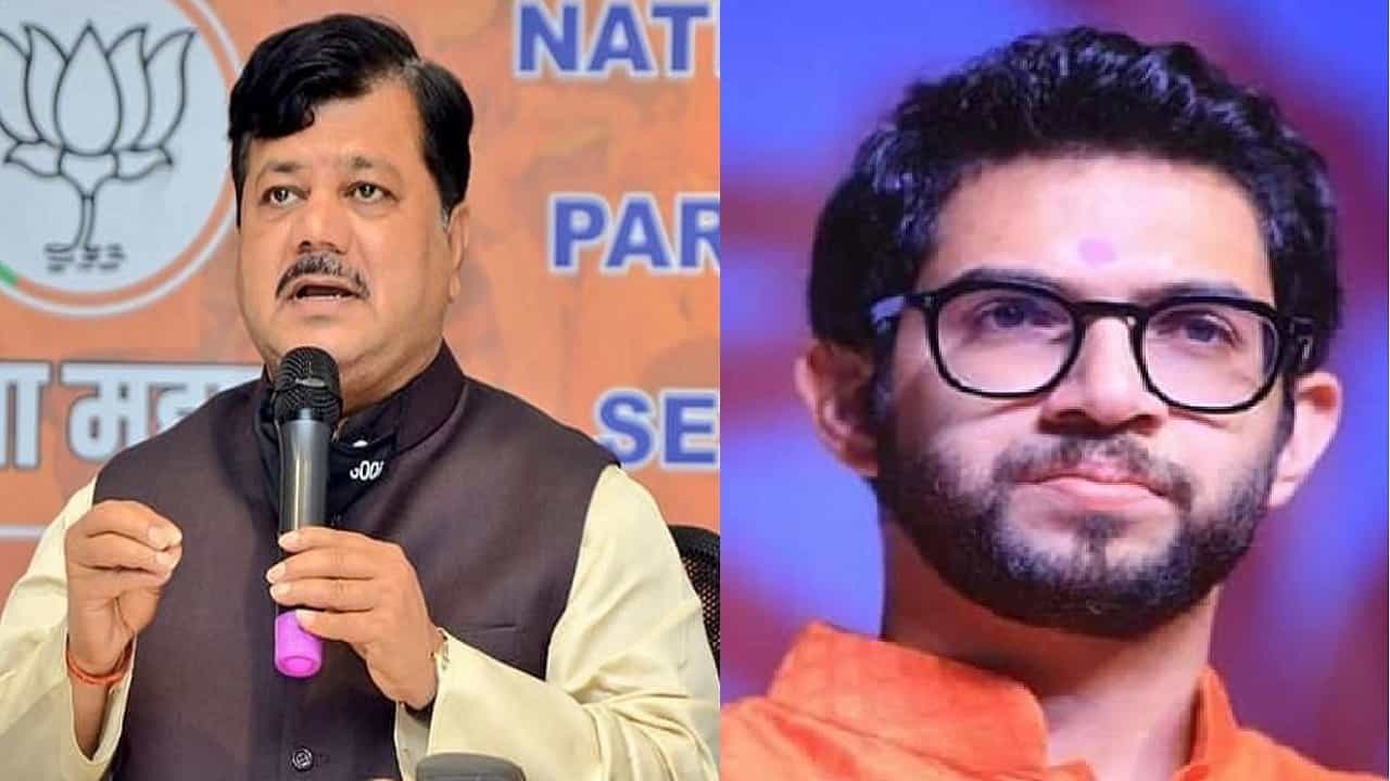 शिवसेनाप्रमुखांच्या तैलचित्रावरून आदित्य ठाकरे आणि प्रवीण दरेकर आमने-सामने, म्हणाले... शिवसेनाप्रमुखांच्या तैलचित्रावरून आदित्य ठाकरे आणि प्रवीण दरेकर आमने-सामने, म्हणाले...