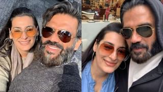 Suniel Shetty | लग्न लेकीचं चर्चा मात्र सुनील शेट्टींचीच; साऊथ इंडियन लूकने जिंकली चाहत्यांची मनं