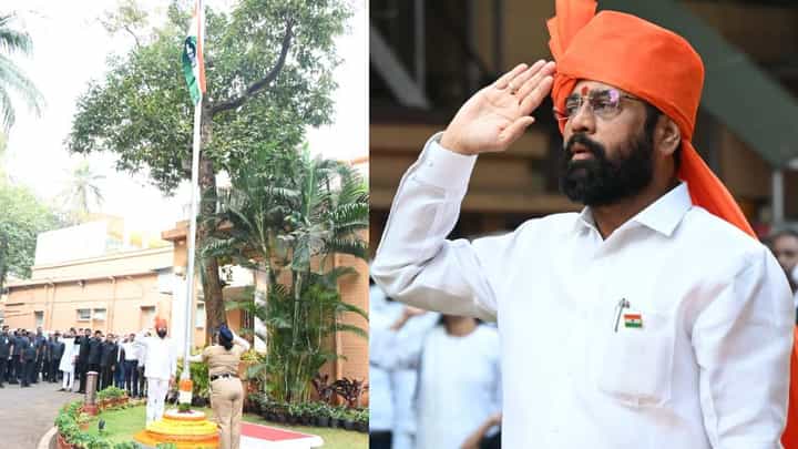 मुख्यमंत्र्यांच्या 'वर्षा' निवासस्थानी ध्वजारोहण, पाहा व्हीडिओ... मुख्यमंत्र्यांच्या 'वर्षा' निवासस्थानी ध्वजारोहण, पाहा व्हीडिओ...