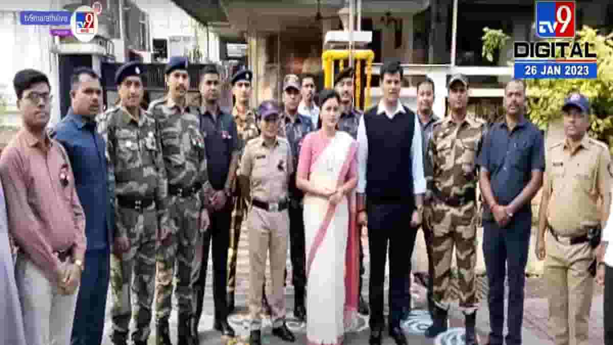 Republic Day : राणा दाम्पत्यानं CRPF जवानांसोबत साजरा केला प्रजासत्ताक दिन