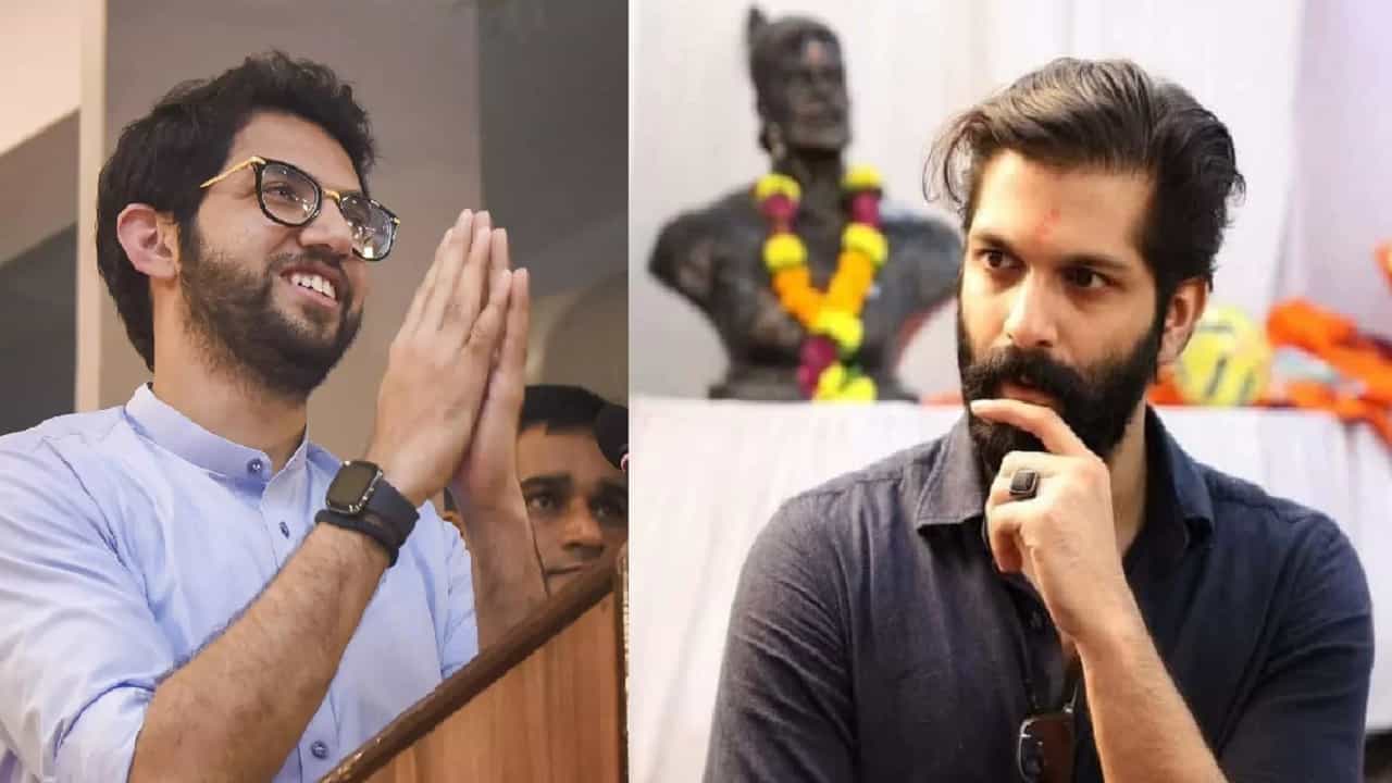 ठाकरे घराण्यातील या नेत्याचं जंगी स्वागत, कंदी पेढ्यांचा हार, फटाक्यांची आतषबाजी आणि...