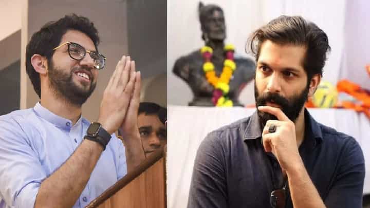 ठाकरे घराण्यातील या नेत्याचं जंगी स्वागत, कंदी पेढ्यांचा हार, फटाक्यांची आतषबाजी आणि... ठाकरे घराण्यातील या नेत्याचं जंगी स्वागत, कंदी पेढ्यांचा हार, फटाक्यांची आतषबाजी आणि...