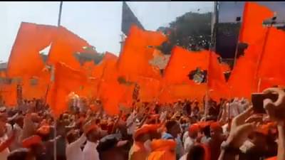 उद्धव ठाकरे यांचं आता फक्त एमआयएमशी युती करणं बाकी; हिंदू जन आक्रोश मोर्चातून भाजपचा निशाणा