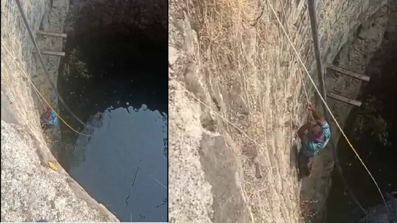 Buldhana : पायाला ठेच लागली अन् विहिरीत पडले, दोरीला पकडून काढले पंधरा तास, नंतर जे काय घडलं...