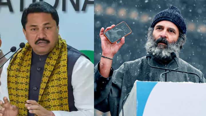 आधी बाळासाहेब थोरातांचं पक्षश्रेष्ठींना पत्र, आता राहुल गांधी आणि नाना पटोलेंमध्ये फोनवरून चर्चा आधी बाळासाहेब थोरातांचं पक्षश्रेष्ठींना पत्र, आता राहुल गांधी आणि नाना पटोलेंमध्ये फोनवरून चर्चा