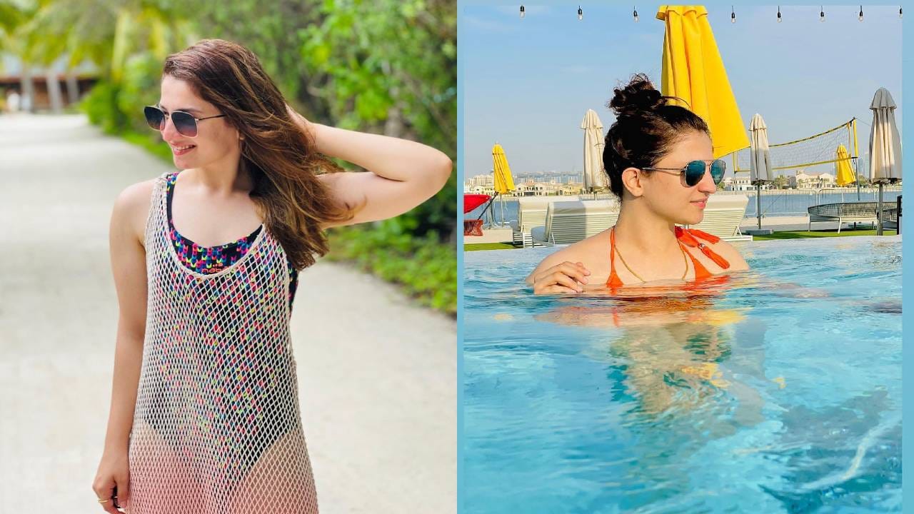 Cricketer Wife : टीम इंडियाच्या प्रसिद्ध क्रिकेटपटूच्या पत्नीच्या सौंदर्यासमोर हिरॉईन फिक्या, तिच्या बिकनी फोटोंची चर्चा