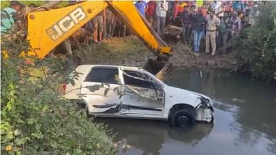 नियंत्रण सुटल्याने कार थेट विहिरीत कोसळली, कार चालकाचा बुडून मृत्यू