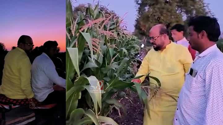 शेतकऱ्याने तक्रार केली, गुलाबराव पाटलांनी त्याच्याच गाडीवर बसून शेत गाठलं अन् निकाल लावला... शेतकऱ्याने तक्रार केली, गुलाबराव पाटलांनी त्याच्याच गाडीवर बसून शेत गाठलं अन् निकाल लावला...