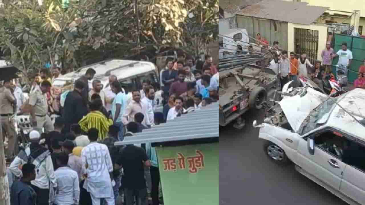 स्कार्पिओ गाडी रस्त्यावरून थेट भिंत फोडून घरात; बालकावर पडली भिंत, नागपुरात नेमकं काय घडलं?