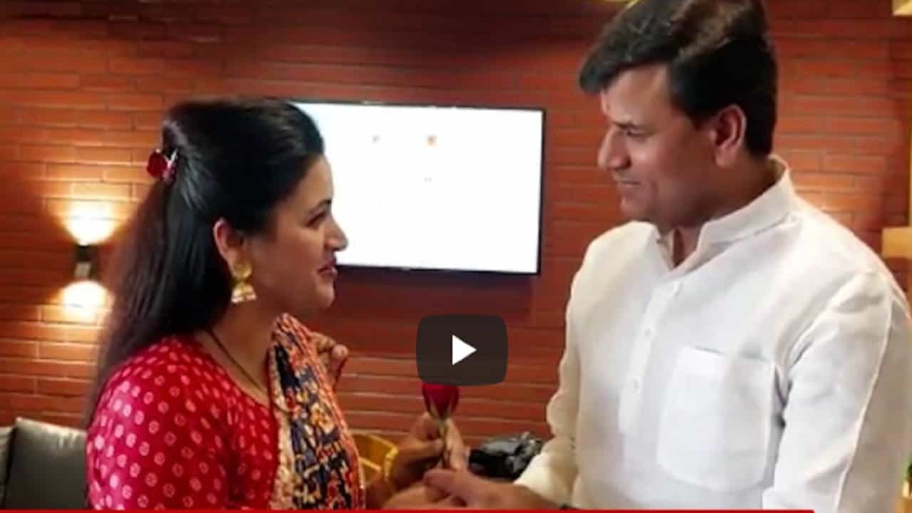 नवनीत राणा आणि रवी राणा यांचा व्हॅलेंटाईन डे, बघा सेलिब्रेशनचा अनोखा व्हिडीओ