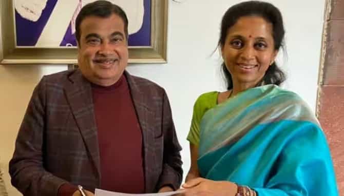 खासदार सुप्रिया सुळे नितिन गडकरी यांच्याविषयी काय म्हणतायत, जरा नीट ऐका