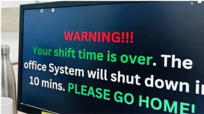 शिफ्टची वेळ संपली की कंप्युटर आपोआप बंद, या कंपनीचा होतोय उदोउदो!