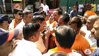 आधी त्यांचे आले, मग यांचेही, चौकावर दोन्ही बाजूने घोषणाबाजी, मग आमनेसामने, मिरजेत नेमकं काय घडलं?