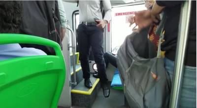 देशातील पहिल्या इलेक्ट्रीक डबल डेकर बसमध्ये लयच गडबड