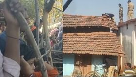 जंगलातला बिबट्या शिरला गावातील घरात; बिबट्या पाहण्यासाठी नागरिकांची गर्दी जंगलातला बिबट्या शिरला गावातील घरात; बिबट्या पाहण्यासाठी नागरिकांची गर्दी