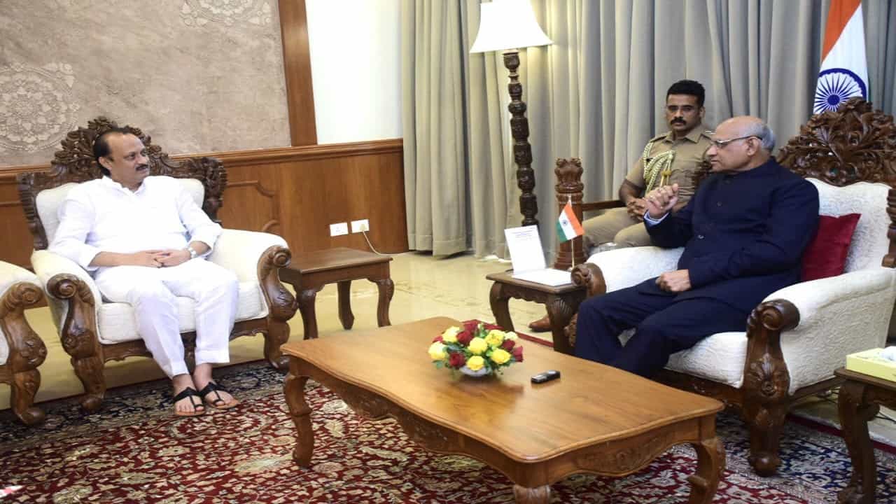 अजित पवार यांनी घेतली राज्यपाल रमेश बैस यांची सदिच्छा भेट, सांगितलं भेटीमागचं कारण?