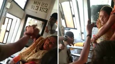 चालत्या बसमध्ये या महिलेने बस वाहकास चांगलेच धुतले; कारणही समजून घ्या