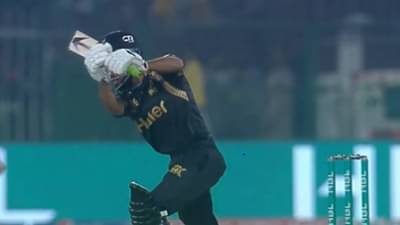 अरे बापरे, Shaheen Afridi चा डेंजर बॉल, बॅटचे दोन तुकडे VIDEO व्हायरल