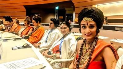 गळ्यात रुद्राक्षमाळ, भगवे वस्त्र, संयुक्त राष्ट्राच्या बैठकीत भारतावर आरोप, कोण आहे नित्यानंदाची शिष्या विजयप्रिया?