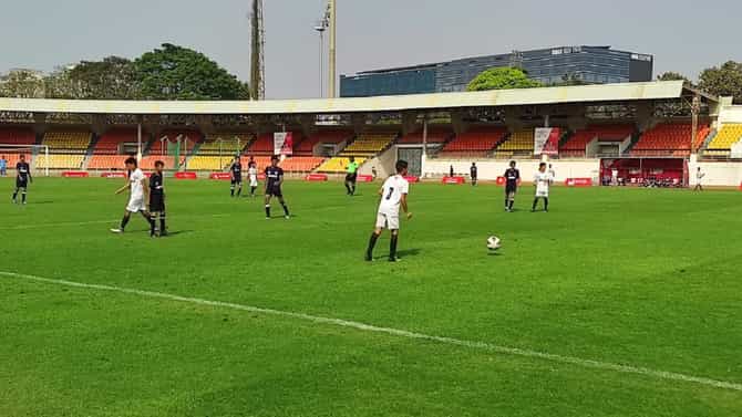 एफसी बायर्न महाराष्ट्र कप फुटबॉल स्पर्धा : नेताजी सुभाषचंद्र बोस मिलिटरी स्कूल उपांत्य फेरीत, स्टेप्पिंग स्टोन हायस्कूलचा 11-0 ने धुव्वा
