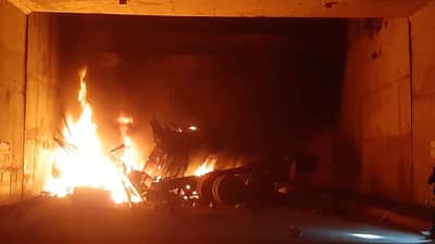 समृद्धी महामार्गावर केमिकलने भरलेल्या ट्रकचा भीषण अपघात, ट्रकमधील सर्वप्रवाशांच्या जागीच मृत्यू