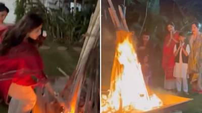Holi 2023 | हिंदू धर्मात असं नाही होत मॅडम; होलिका दहनच्या व्हिडीओमुळे शिल्पा शेट्टी ट्रोल